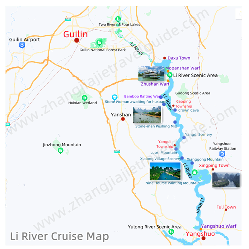 Li River Tours Map.png