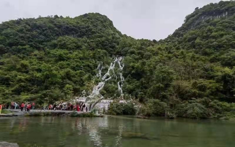 Xiaoqikong Scenic Area Waterfulls.jpg